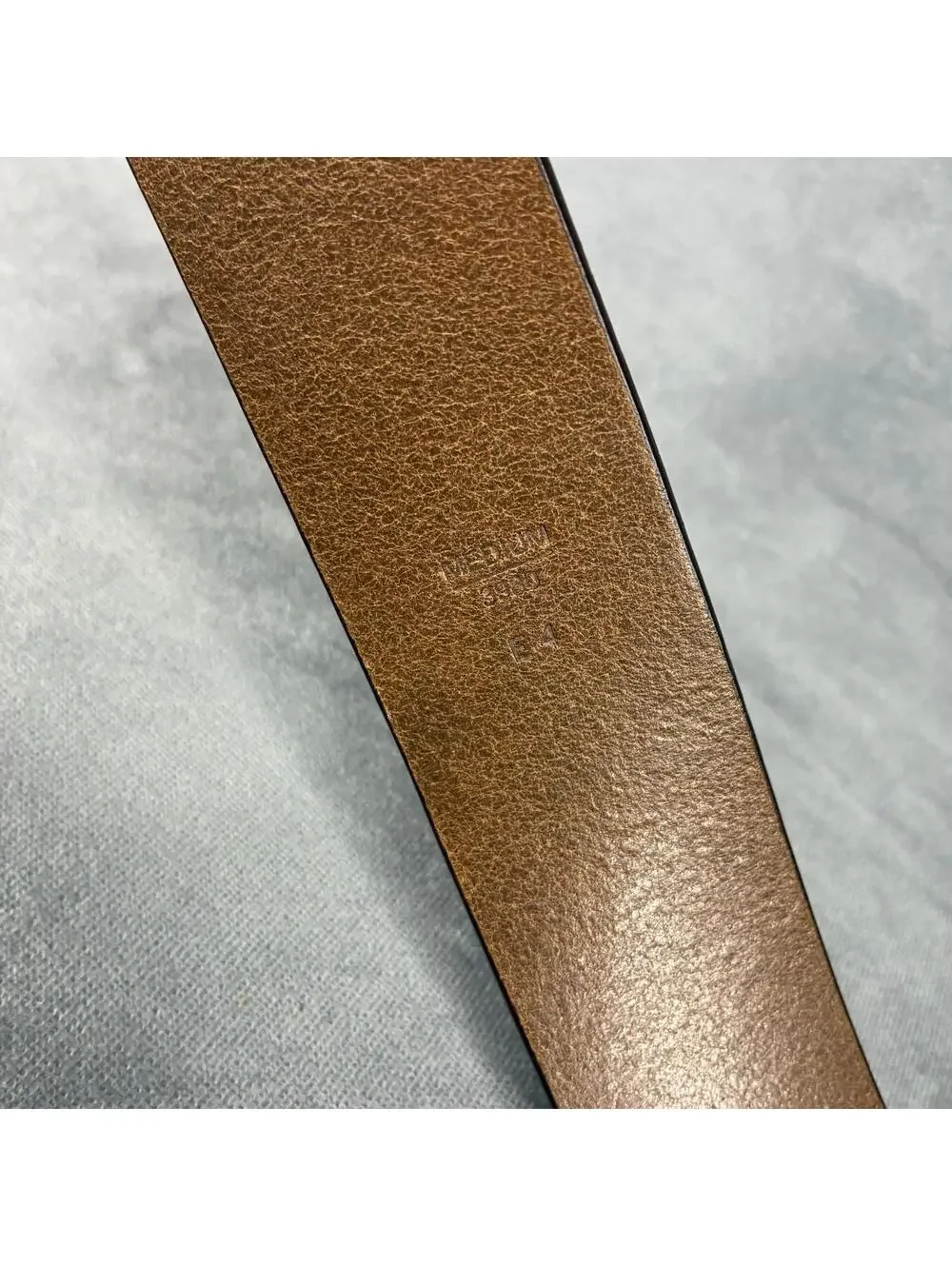 Coach Brown Leather Belt Medium M Fits 35 Silver Tone Buckle Classic - Picture 10 of 14